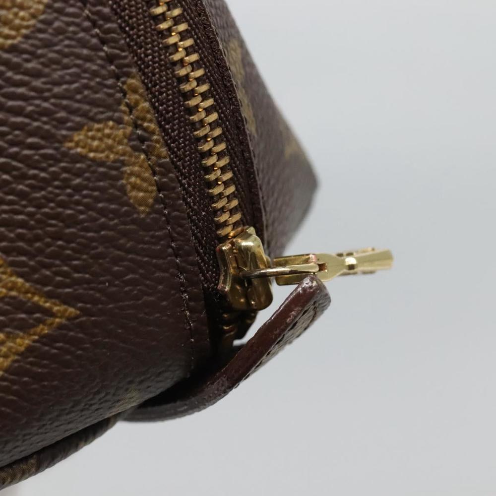 LOUIS VUITTON Monogram Trousse Demi Ronde Cosmetic Pouch M47520 LV Auth BA014 - Picture 8 of 16